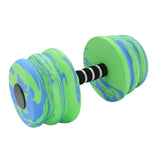 Maxbell Aquatic Dumbbell Bar Pool Fitness Professional Water Aerobic for Female Male Blue Green
