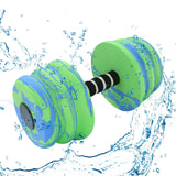 Maxbell Aquatic Dumbbell Bar Pool Fitness Professional Water Aerobic for Female Male Blue Green