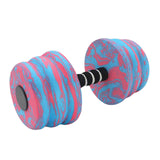 Maxbell Aquatic Dumbbell Bar Pool Fitness Professional Water Aerobic for Female Male Blue Red