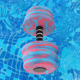 Maxbell Aquatic Dumbbell Bar Pool Fitness Professional Water Aerobic for Female Male Blue Red