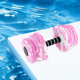Maxbell Aquatic Dumbbell Bar Pool Fitness Professional Water Aerobic for Female Male Pink White