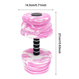 Maxbell Aquatic Dumbbell Bar Pool Fitness Professional Water Aerobic for Female Male Pink White