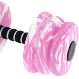 Maxbell Aquatic Dumbbell Bar Pool Fitness Professional Water Aerobic for Female Male Pink White