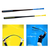 Maxbell Golf Swing Trainer Professional Training Rod for Home Court Golfing Supplies Blue