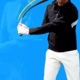 Maxbell Golf Swing Trainer Professional Training Rod for Home Court Golfing Supplies Blue