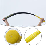 Maxbell Golf Swing Trainer Professional Training Rod for Home Court Golfing Supplies Yellow