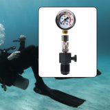 Maxbell Scuba Pressure Gauge Luminous Diving Pressure Test Tool for BCD Water Sports