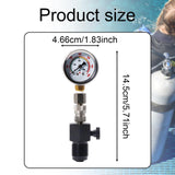 Maxbell Scuba Pressure Gauge Luminous Diving Pressure Test Tool for BCD Water Sports