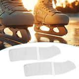 Maxbell Ice Skate Blade Covers Skate Blade Protector for Figure Skates Training White Teens
