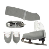 Maxbell Ice Skate Blade Covers Skate Blade Protector for Figure Skates Training Black Adult