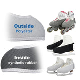 Maxbell Ice Skate Blade Covers Skate Blade Protector for Figure Skates Training Black Adult
