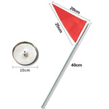 Maxbell Golf Putting Cup with Flag Stainless Steel for Yard Garden Putting Green Mat