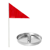 Maxbell Golf Putting Cup with Flag Stainless Steel for Yard Garden Putting Green Mat