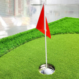 Maxbell Golf Putting Cup with Flag Stainless Steel for Yard Garden Putting Green Mat