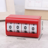 Maxbell Billiards Pool Scoreboard Score Counter for Soccer Badminton Tabletop Sports Red