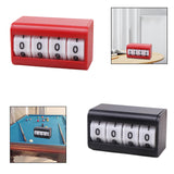 Maxbell Billiards Pool Scoreboard Score Counter for Soccer Badminton Tabletop Sports Red