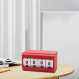 Maxbell Billiards Pool Scoreboard Score Counter for Soccer Badminton Tabletop Sports Red