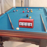 Maxbell Billiards Pool Scoreboard Score Counter for Soccer Badminton Tabletop Sports Red