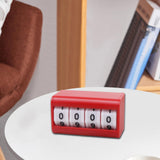 Maxbell Billiards Pool Scoreboard Score Counter for Soccer Badminton Tabletop Sports Red