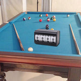 Maxbell Billiards Pool Scoreboard Score Counter for Soccer Badminton Tabletop Sports Black