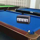 Maxbell Billiards Pool Scoreboard Score Counter for Soccer Badminton Tabletop Sports Black