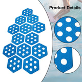 Maxbell 12Pcs Hexagon Surfboard Traction Pads for Grip Surf Surf Boards Skimboarding blue