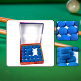 Maxbell 50x Billiard Pool Cue Tips Practical Pool Stick Tips for Beginner Enthusiast 9mm