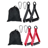 Maxbell Exercise Handles Grip Attachments for Cable Machine Weight Lifting Pull Down black