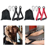 Maxbell Exercise Handles Grip Attachments for Cable Machine Weight Lifting Pull Down black