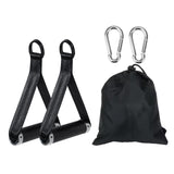 Maxbell Exercise Handles Grip Attachments for Cable Machine Weight Lifting Pull Down black