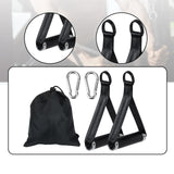 Maxbell Exercise Handles Grip Attachments for Cable Machine Weight Lifting Pull Down black