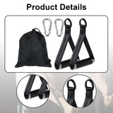 Maxbell Exercise Handles Grip Attachments for Cable Machine Weight Lifting Pull Down black