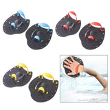 Maxbell 2Pcs Hand Paddles Professional Lap Swimming Gears Flat Paddles for Men Women Blue S