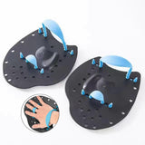 Maxbell 2Pcs Hand Paddles Professional Lap Swimming Gears Flat Paddles for Men Women Blue S