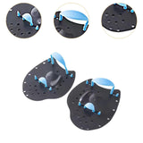 Maxbell 2Pcs Hand Paddles Professional Lap Swimming Gears Flat Paddles for Men Women Blue M