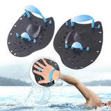 Maxbell 2Pcs Hand Paddles Professional Lap Swimming Gears Flat Paddles for Men Women Blue M