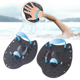 Maxbell 2Pcs Hand Paddles Professional Lap Swimming Gears Flat Paddles for Men Women Blue L