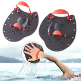 Maxbell 2Pcs Hand Paddles Professional Lap Swimming Gears Flat Paddles for Men Women Pink M