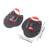 Maxbell 2Pcs Hand Paddles Professional Lap Swimming Gears Flat Paddles for Men Women Pink M