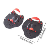 Maxbell 2Pcs Hand Paddles Professional Lap Swimming Gears Flat Paddles for Men Women Pink L