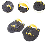Maxbell 2Pcs Hand Paddles Professional Lap Swimming Gears Flat Paddles for Men Women Yellow M