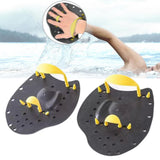 Maxbell 2Pcs Hand Paddles Professional Lap Swimming Gears Flat Paddles for Men Women Yellow M