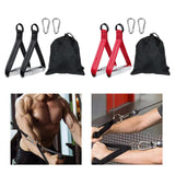 Maxbell Exercise Handles Resistance Band Handle Only for Cable Machine Gym Equipment black