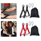 Maxbell Exercise Handles Resistance Band Handle Only for Cable Machine Gym Equipment black