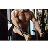 Maxbell Exercise Handles Resistance Band Handle Only for Cable Machine Gym Equipment black