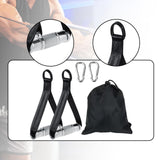 Maxbell Exercise Handles Resistance Band Handle Only for Cable Machine Gym Equipment black