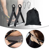 Maxbell Exercise Handles Resistance Band Handle Only for Cable Machine Gym Equipment black