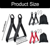 Maxbell Exercise Handles Resistance Band Handle Only for Cable Machine Gym Equipment black