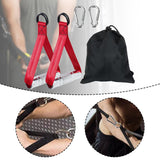 Maxbell Exercise Handles Resistance Band Handle Only for Cable Machine Gym Equipment red