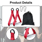 Maxbell Exercise Handles Resistance Band Handle Only for Cable Machine Gym Equipment red